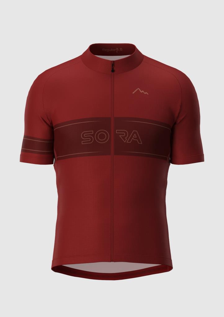 Sora Velvet-Red Regular 3.0 Cycling Jersey