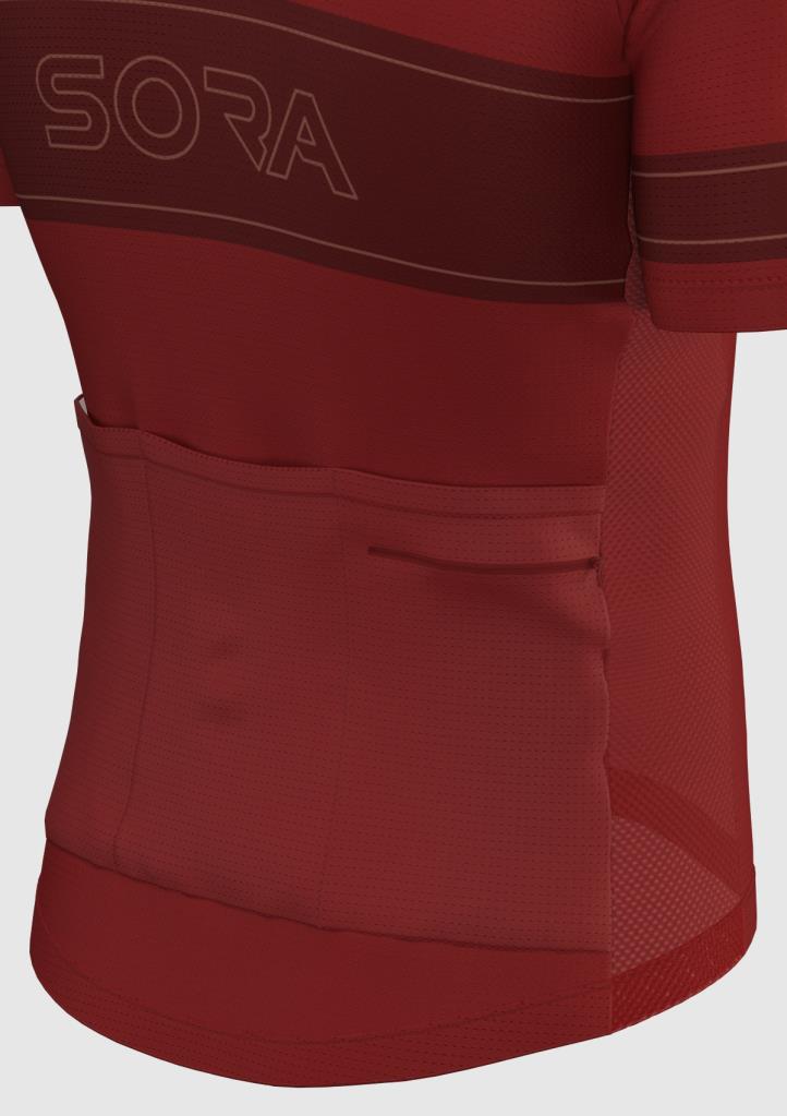 Sora Kadife-Kırmızı Regular 3.0 Bisiklet Forması