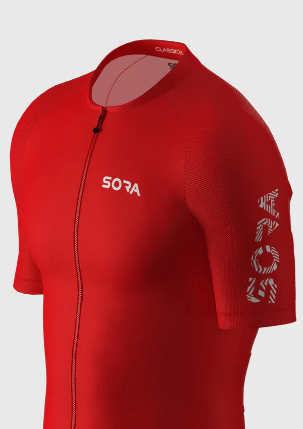 Sora Red Classic 2 Cycling Jersey