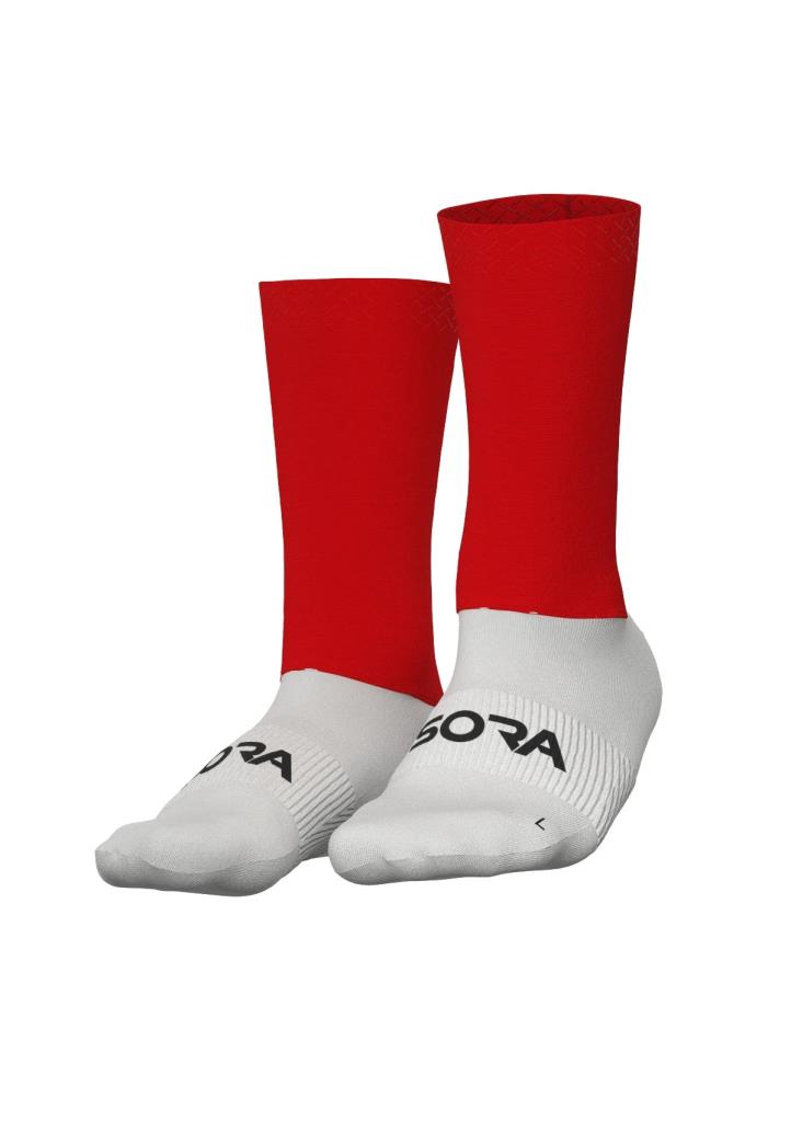 Sora Red Soft Cycling Socks