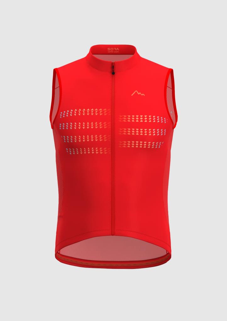 Sora Red Ultra Light Cycling Vest
