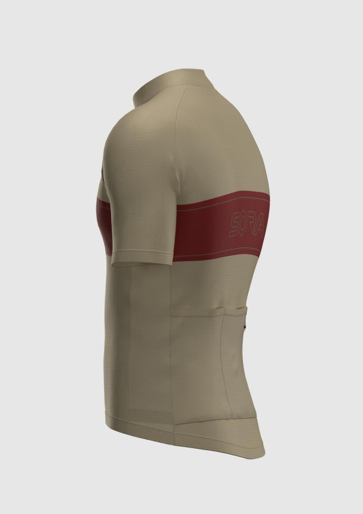 Sora Cream-Velvet Regular 3.0 Cycling Jersey