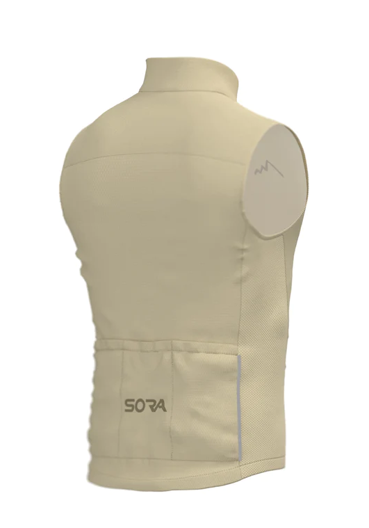 Sora Sand Winter Windbreaker Vest