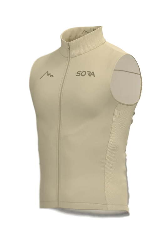 Sora Sand Winter Windbreaker Vest