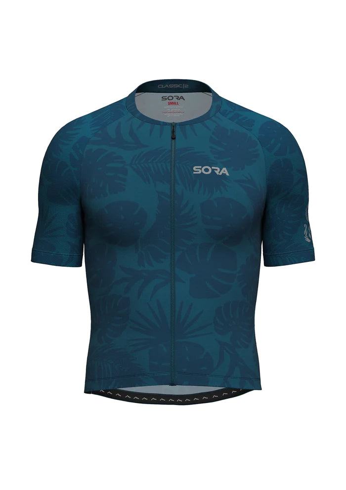 Sora Navy Blue Classic Cycling Jersey