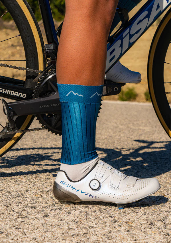 Sora Navy Blue Pro Light Cycling Socks