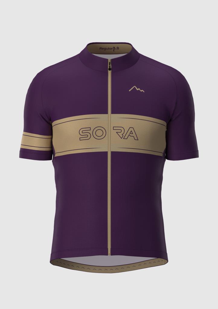 Sora Purple-Cream Regular 3.0 Cycling Jersey