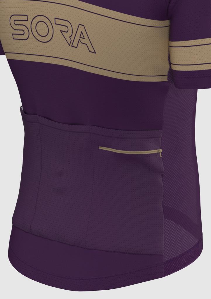 Sora Purple-Cream Regular 3.0 Cycling Jersey