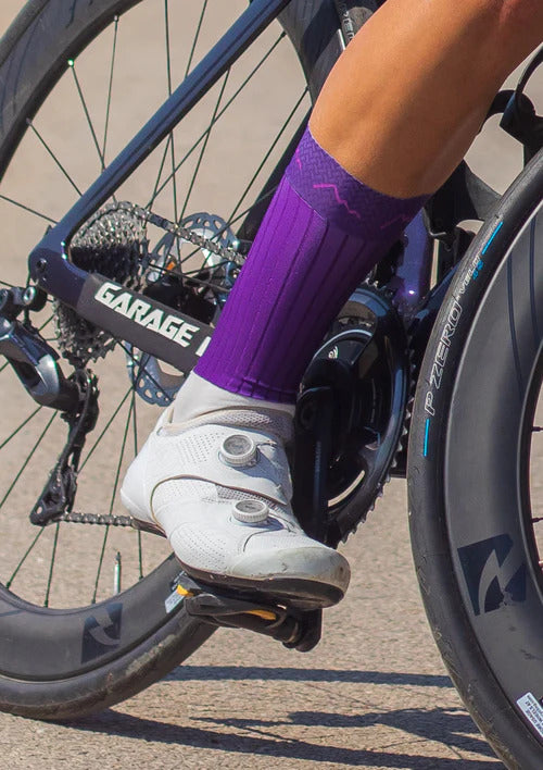 Sora Purple Pro Light Cycling Socks