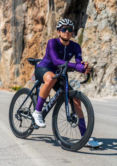 Sora Purple Pro Light Cycling Socks