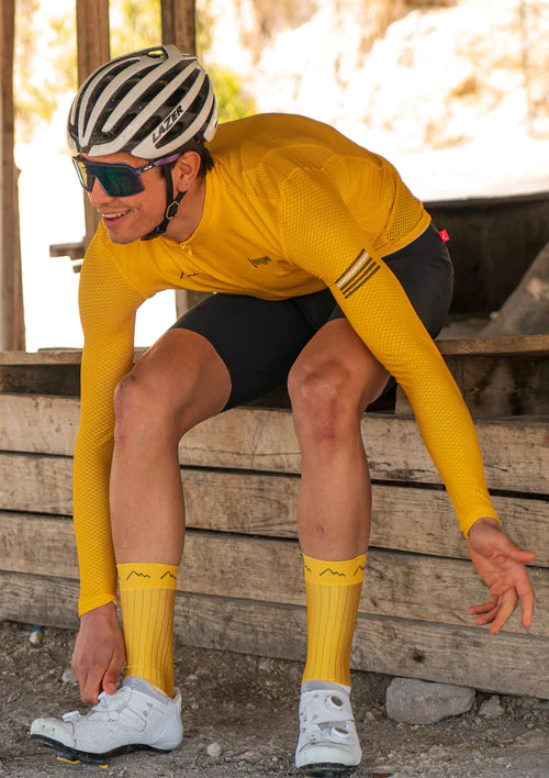 Sora Yellow Pro Light Cycling Socks