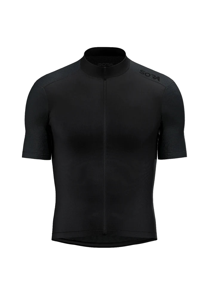 Sora Black Pro Team Zone Cycling Jersey
