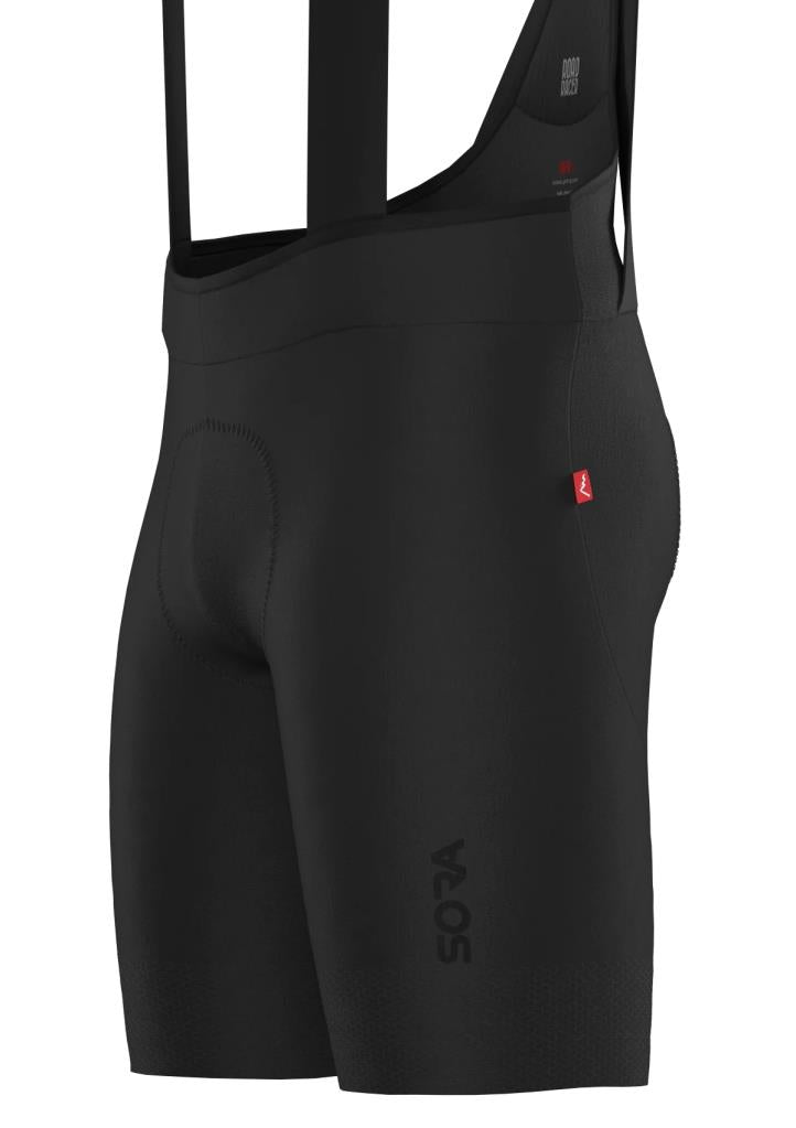 Sora Siyah Road Racer Askılı Bisiklet Taytı