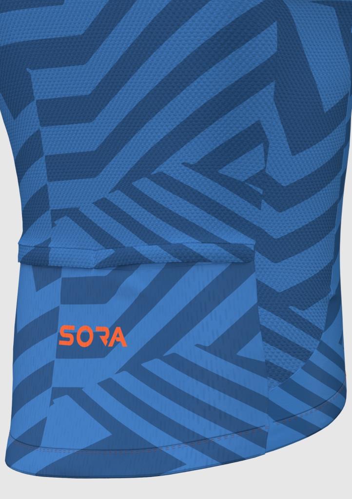 Sora Orange-Blue Ultra Light Cycling Vest