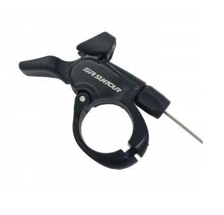 SR Suntour XCR-RL 27.5 Rim Handlebar Lock Air Передняя вилка SF14 1.1/8 мм 272 Матовый черный 100 мм 0240
