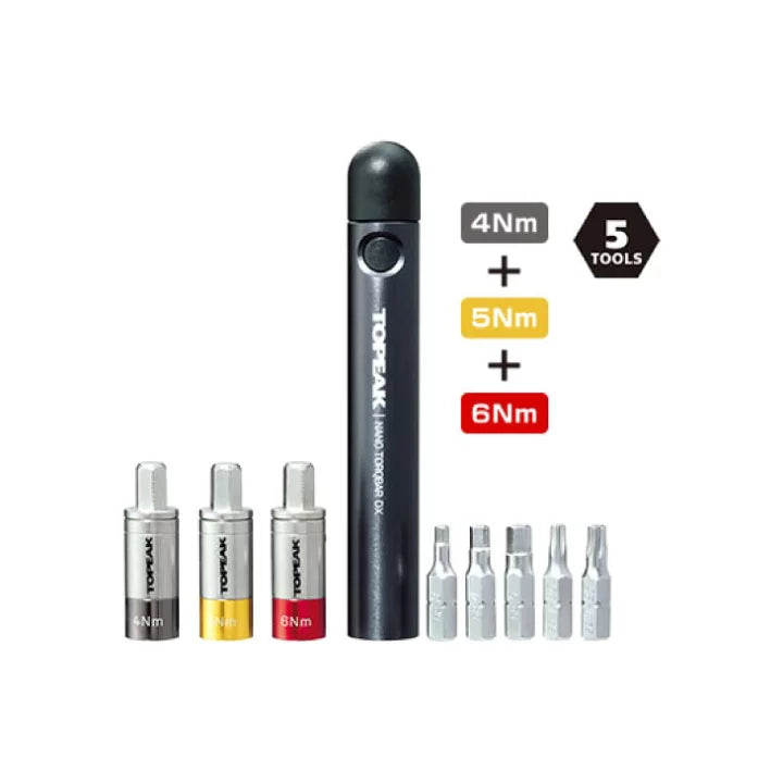 Topeak Nano Torqbar DX Tork Aleti 4-5-6Nm 5 Farklı Uç TT2570 250497