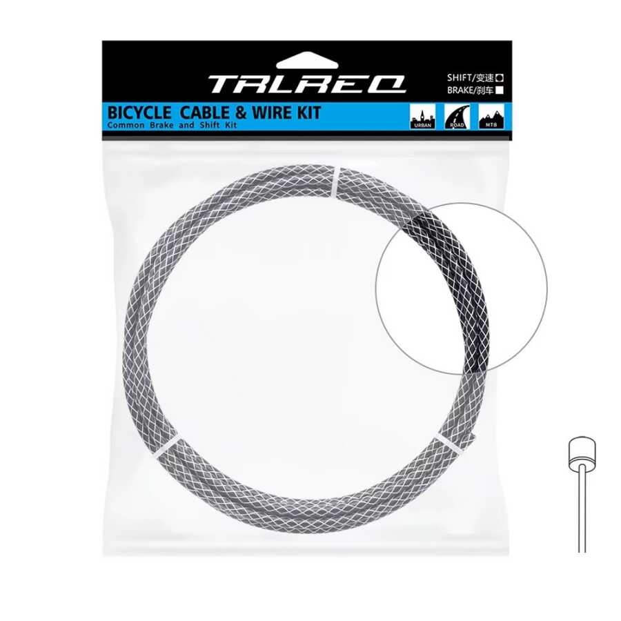 TRLREQ Vites Kablo Seti 3 Metre Örgülü Desenli Farklı Renklerde 26808