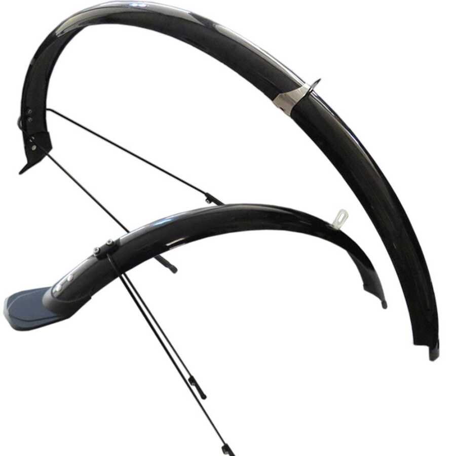 UGR Şehir Bisikleti Çamurluk Seti Ön Arka Fiber Siyah 28 Jant Uyumlu 31502