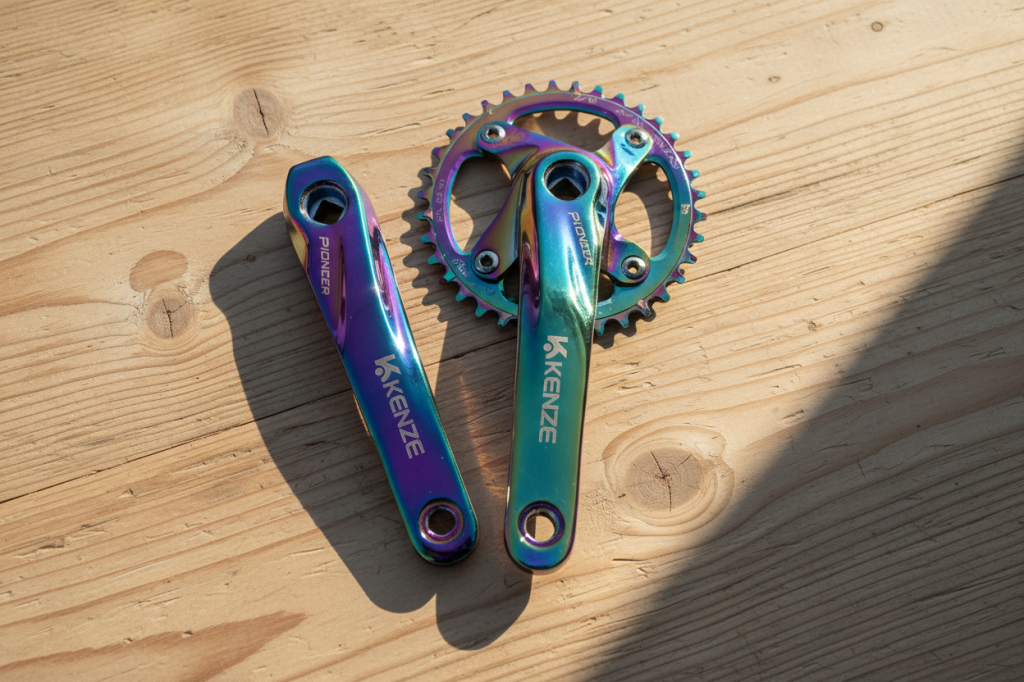 UGR Tekli Aynakol Oilslick Rainbow 32T 170mm 10801