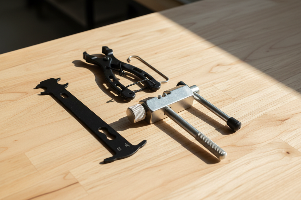 UGR Zincir Bakım Seti Powerlink Sökme Takma Zincir Anahtarı Zincir Ölçme ve Zincir Kancası 32742