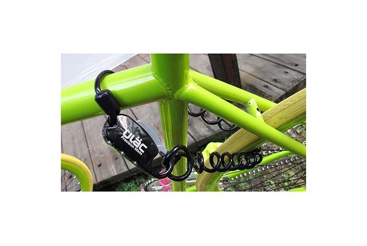 Ulac Jubilee 5x120cm Кодовый велосипедный замок синий