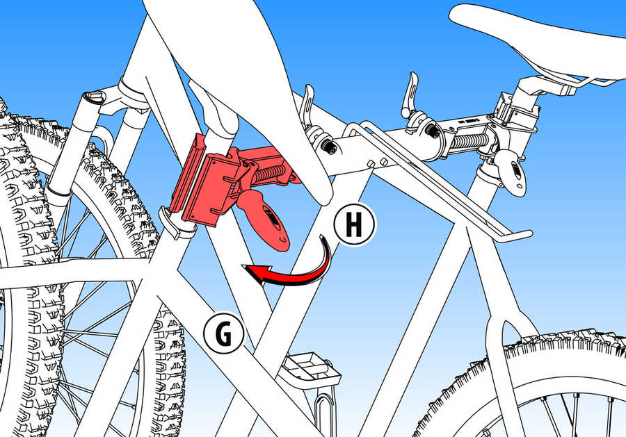 Unior Bisiklet Tamir Sehpası İkili Profesyonel 1693C 622581