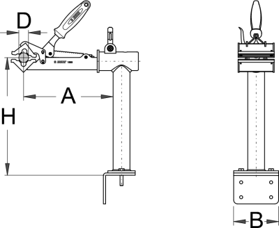 Переносной ремонтный стенд Unior 1693.2 622589 Professional
