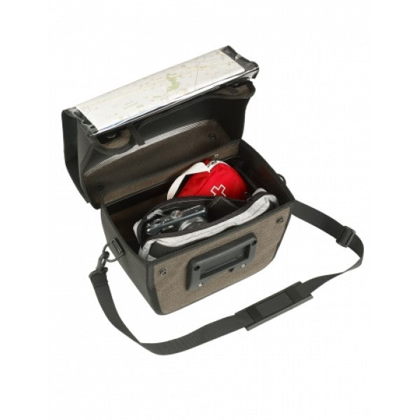 Vaude Aqua Deluxe Box Bicycle Handlebar Bag Waterproof Brown Black