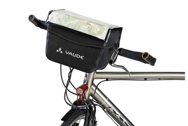 Vaude Aqua Deluxe Box Bicycle Handlebar Bag Waterproof Black