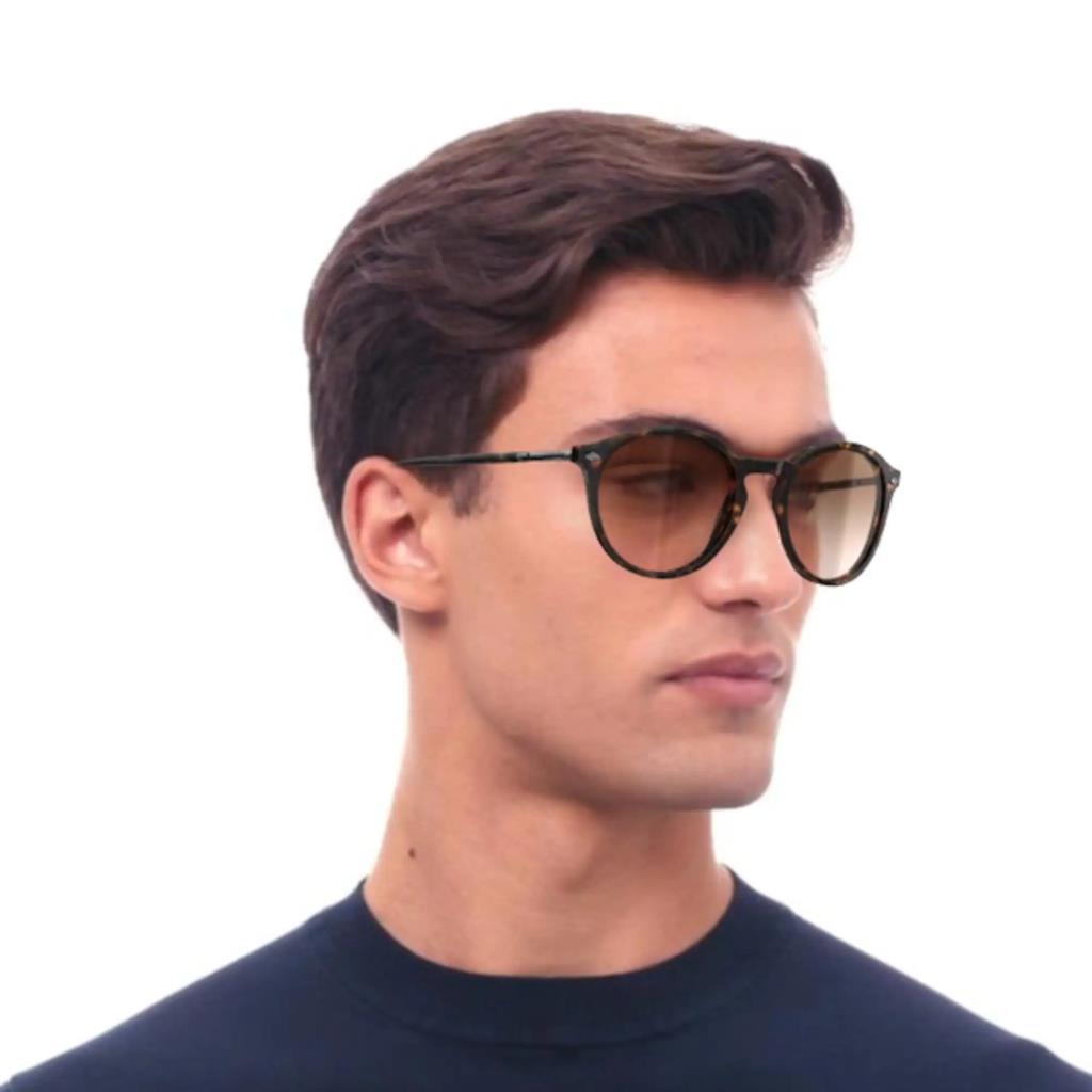 Мужские солнцезащитные очки Vogue Dark Havana Brown с градиентом