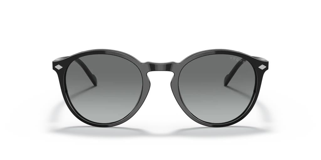 Vogue Men's Sunglasses Black Frame Gray Gradient