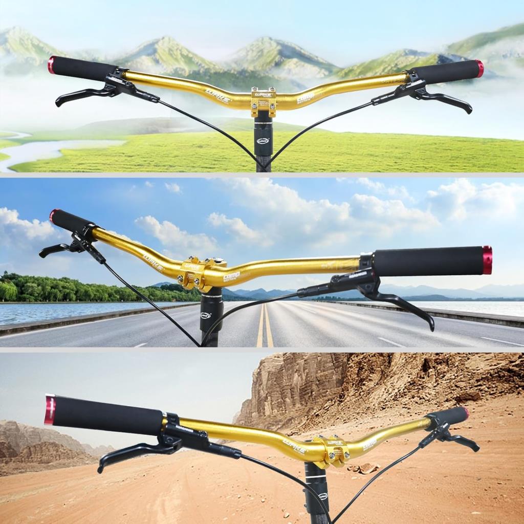 Алюминиевый руль Wake, 780 мм, подставка 31,8 мм, золотой