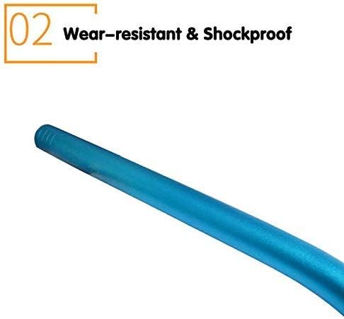 Wake Aluminum Handlebar 780mm Riser 31.8mm Blue