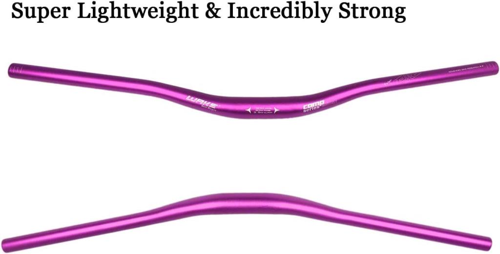 Wake Aluminum Handlebar 780mm Riser 31.8mm Purple