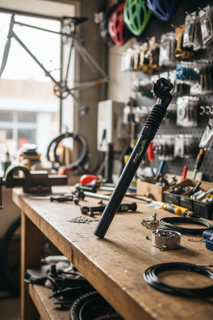 Wake Shock Absorber Seatpost with Sliding Rail, Available in Various Sizes 32763/32764