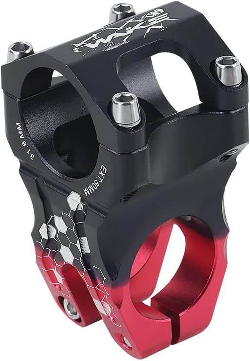 Wake Dual Color Handlebar Stem 50mm 31.8mm in Different Colors