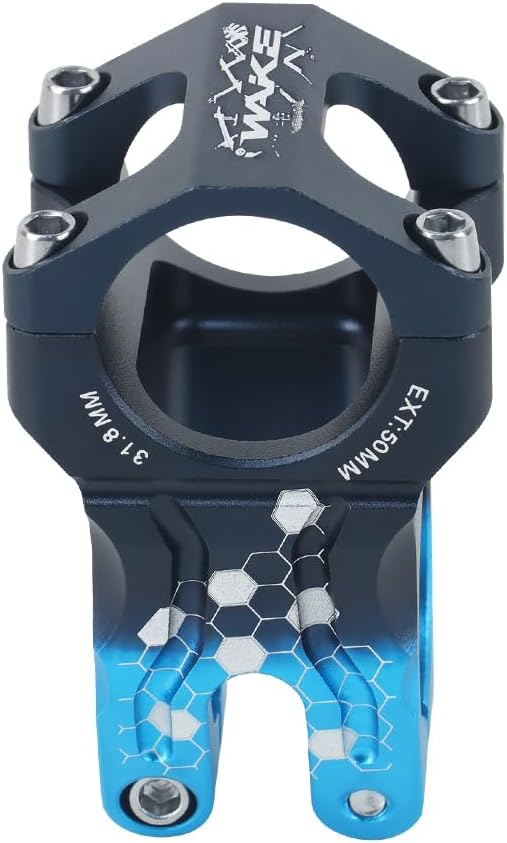 Wake Dual Color Handlebar Stem 50mm 31.8mm in Different Colors