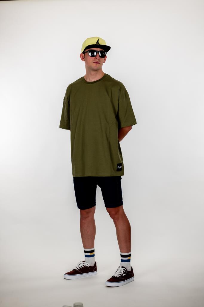 Yeşil Pyke Oversize Tişört