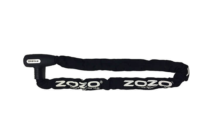 Zozo 4x90 Chain Bike Lock With Key