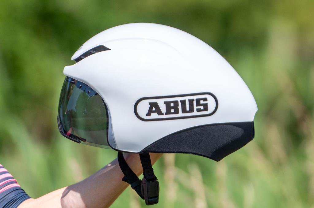 ABUS GameChanger 1.1 TT Time Trial ve Triathlon Kaskı Beyaz Large 57-62Cm