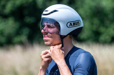 ABUS GameChanger 1.1 TT Time Trial ve Triathlon Kaskı Beyaz Large 57-62Cm