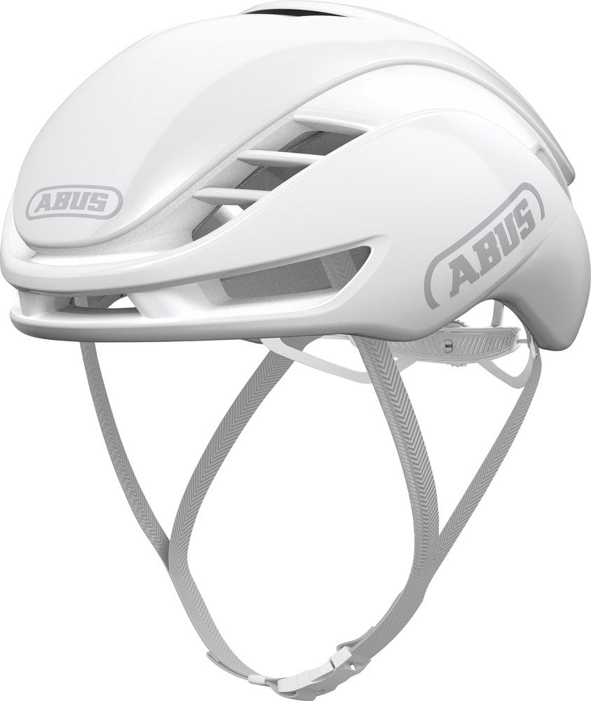 ABUS GameChanger 2.0 Yol Bisikleti Kaskı Pure White Large 57-61Cm
