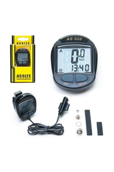 8-функциональный проводной велосипедный спидометр Assize AS-528 
