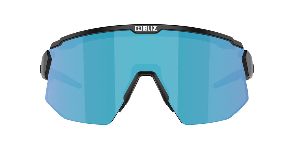BLIZ Breeze Sunglasses Matt Black Frame Brown With Blue Multi Lens ZB70020441