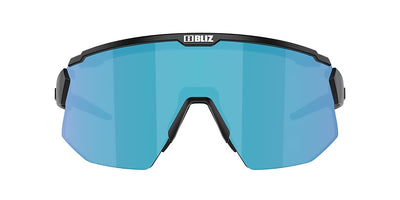 BLIZ Breeze Sunglasses Matt Black Frame Brown With Blue Multi Lens ZB70020741
