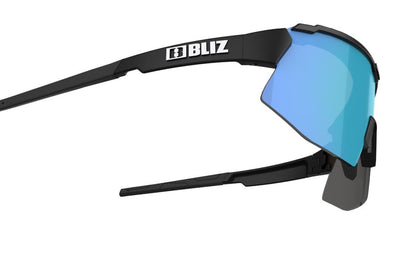 BLIZ Breeze Sunglasses Matt Black Frame Brown With Blue Multi Lens ZB70020741