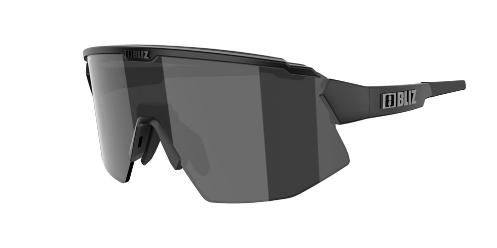 BLIZ Breeze Polarized Sunglasses Matt Black Frame Polarized Brown With Silver Mirror Lenses ZB70020141