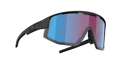 Солнцезащитные очки BLIZ Fusion Nano Optics Nordic Light, матовая черная оправа Begonia с синими мультилинзами ZB70050633