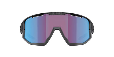 Солнцезащитные очки BLIZ Fusion Nano Optics Nordic Light, матовая черная оправа Begonia с синими мультилинзами ZB70050633