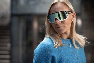 Солнцезащитные очки BLIZ Fusion Nano Optics Nordic Light, матовая черная оправа Begonia с синими мультилинзами ZB70050633